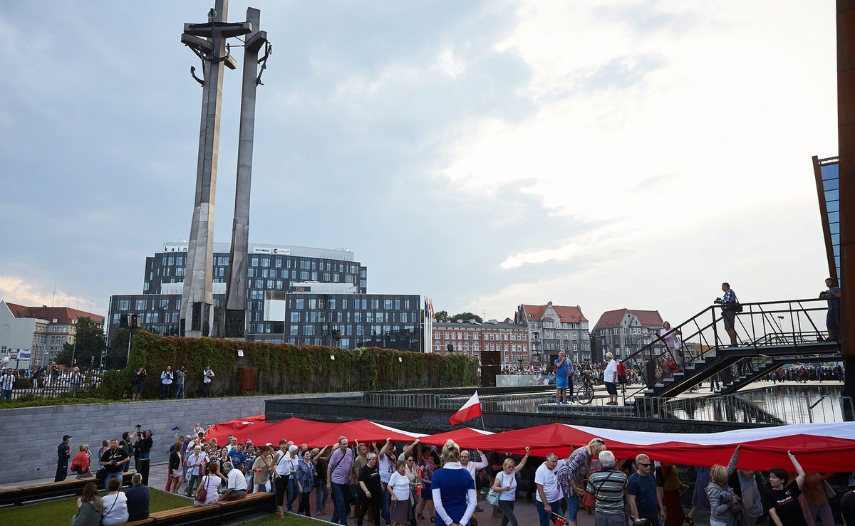 Uroczystości podpisania porozumień sierpniowych