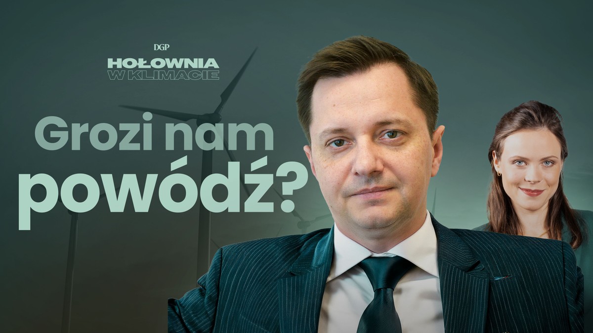 Mateusz Balcerowicz, prezes Państwowego Gospodarstwa Wodnego Wody Polskie, w programie "Hołownia w klimacie"