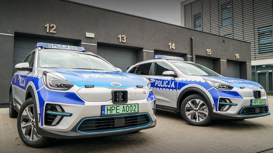 Elektryczny radiowóz kia e-Niro