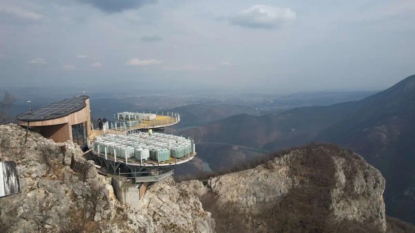 Testiranje vidikovca na Kablaru