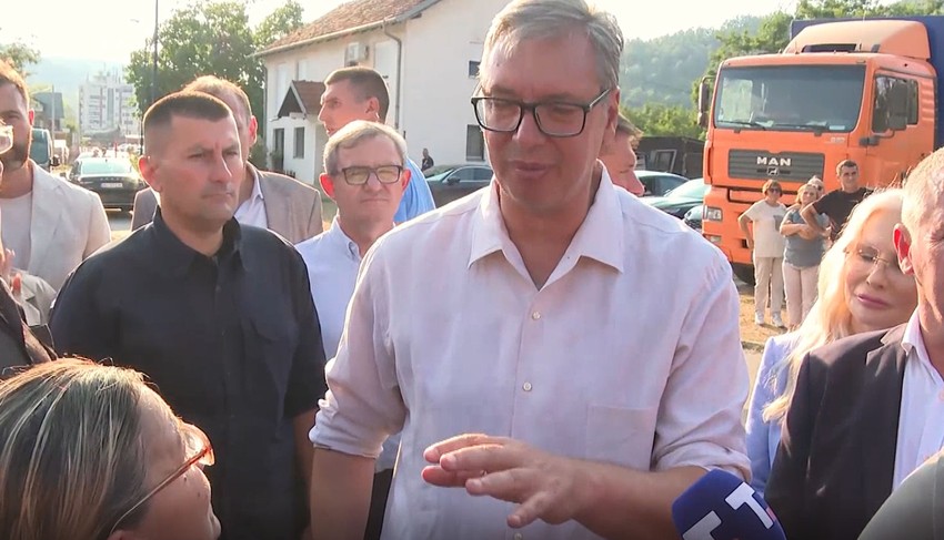 Vučić u poseti Jablaničkom okrugu