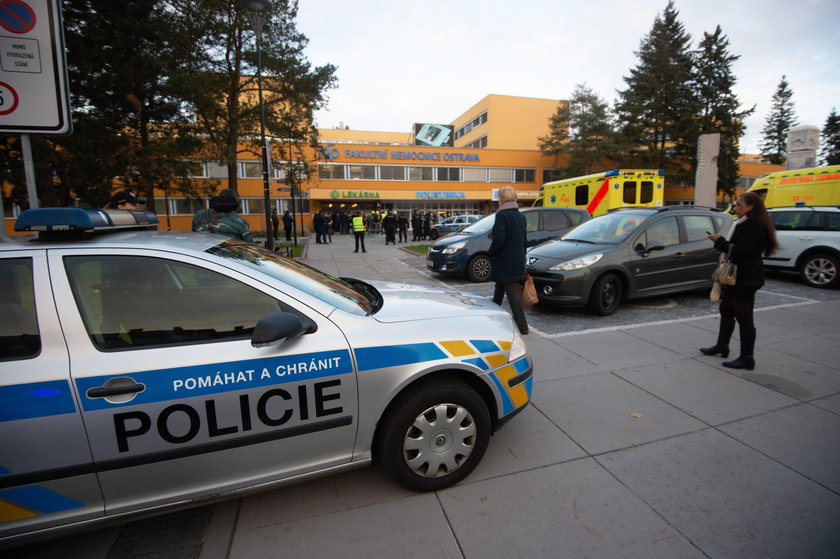 Strzelanina w szpitalu w Ostrawie. Są ofiary