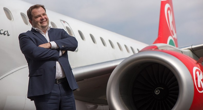 Kenya Airways CEO Sebastian Mikosz