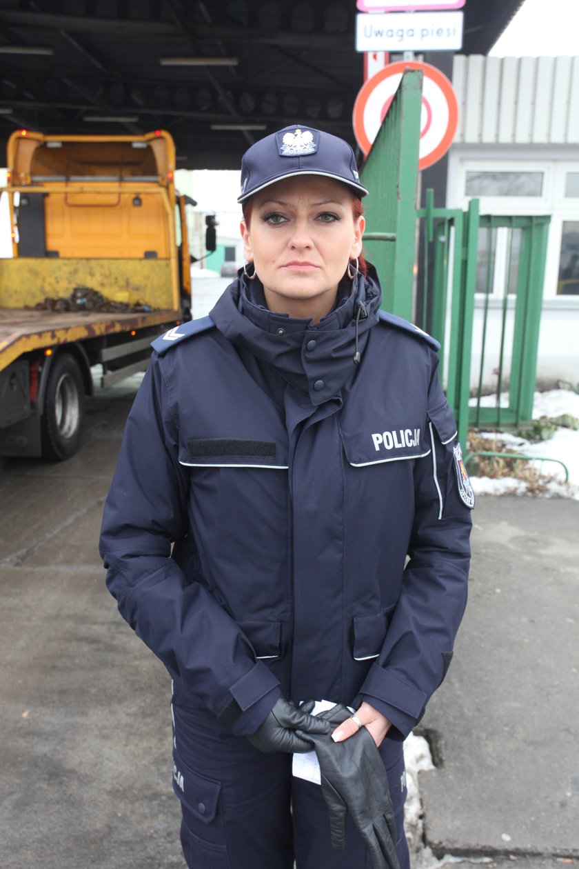 st. sierż. Bożena Schab z policji w Kwidzynie