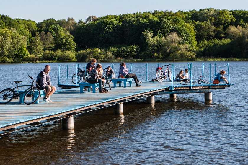 Zakaz kąpieli nad Rusałką