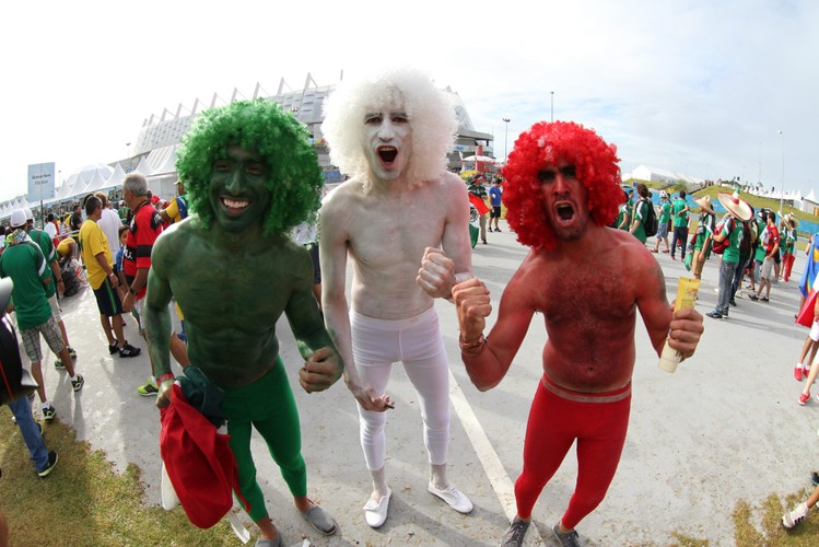 Meksykanie najbarwniejszymi kibicami na mundialu w Brazylii