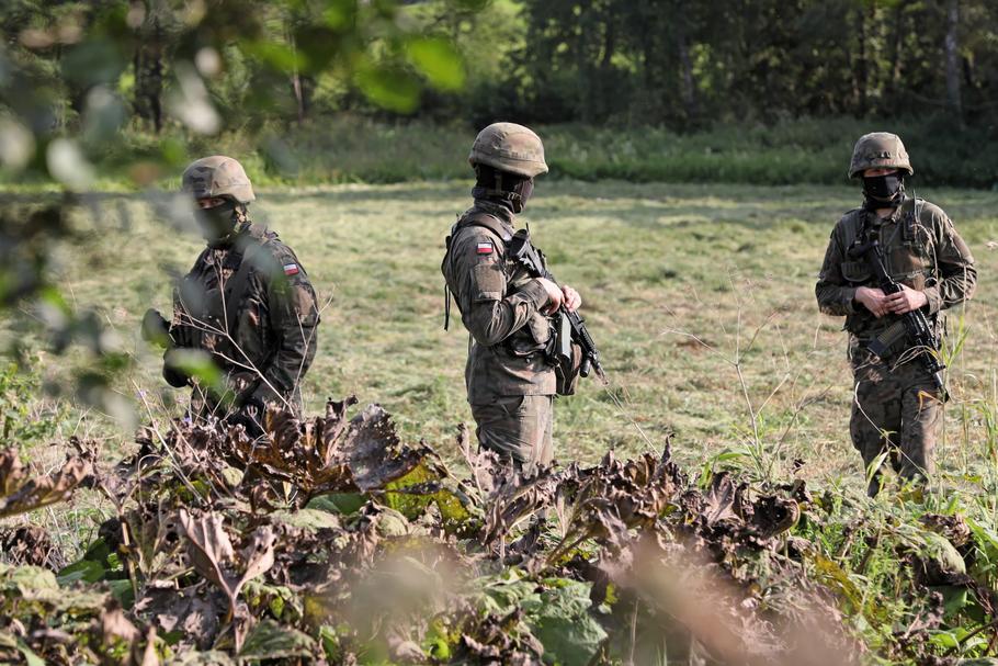 Usnarz Górny. Polscy żołnierze na granicy z Białorusią