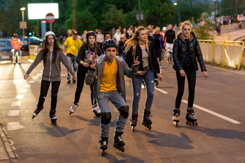 Nightskating w Katowicach