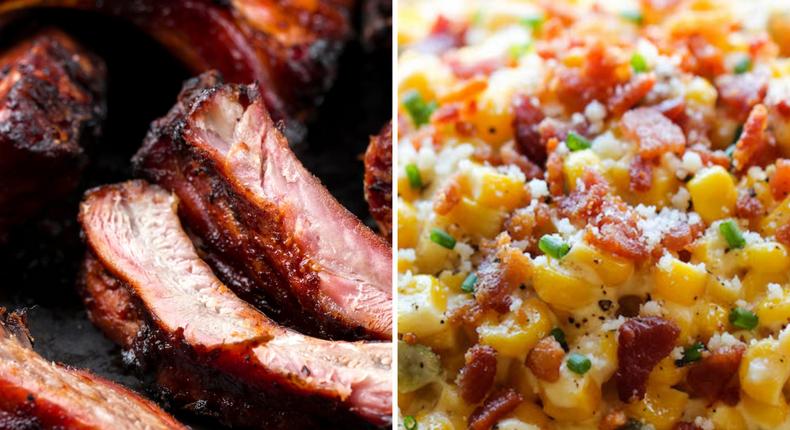 Ribs and corn and jalapeo dip are two summer dishes you can make in a slow cooker.hlphoto/Shutterstock/Damn Delicious