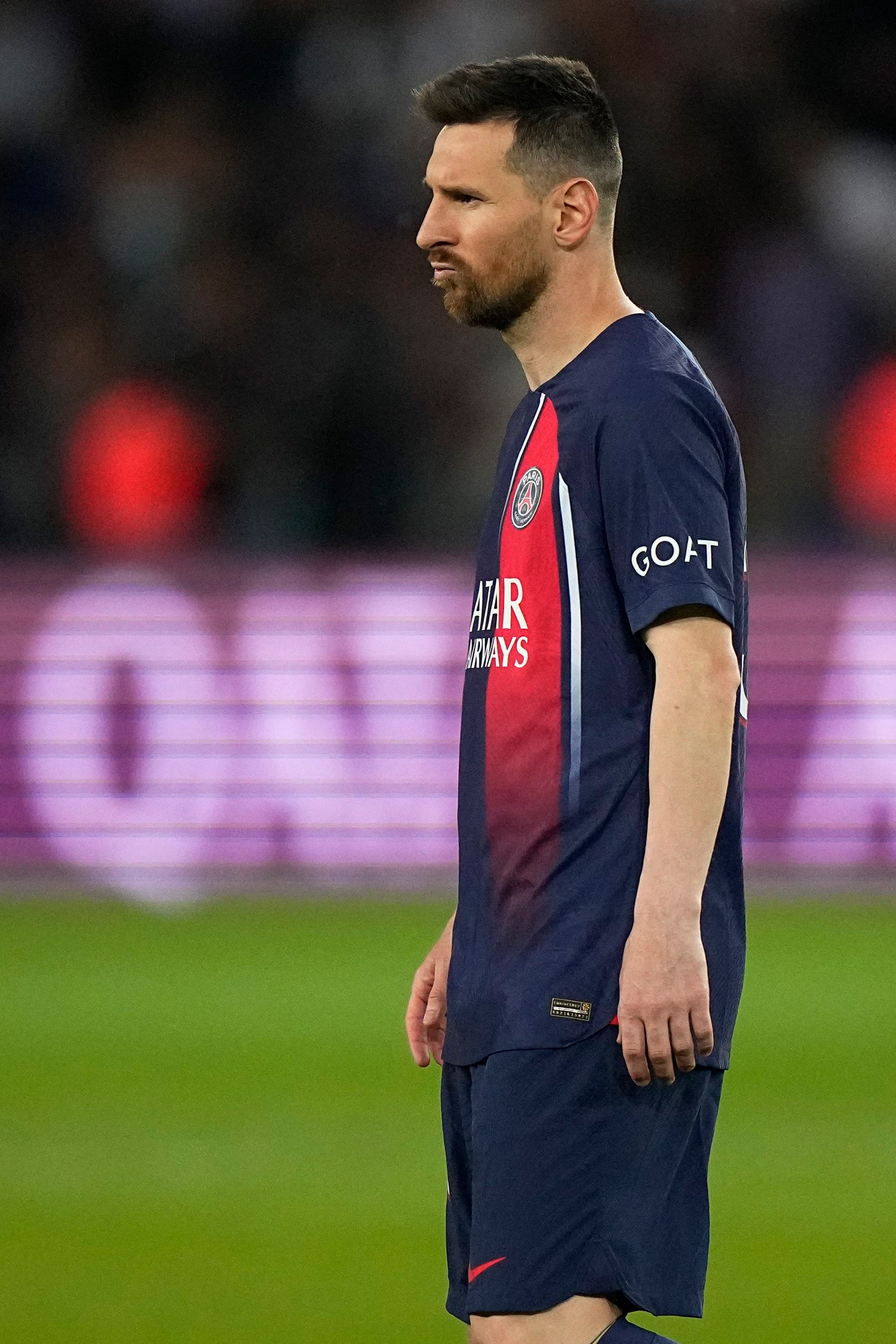 Lionel Messi v drese PSG.