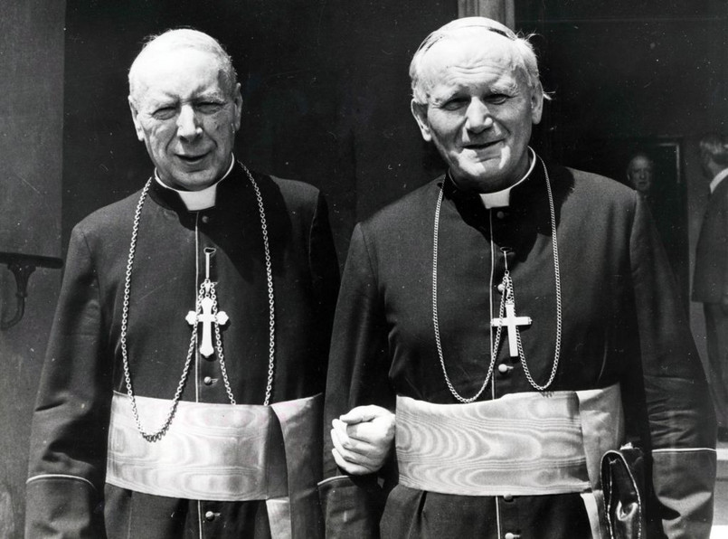 Kardynał Karol Wojtyła i Kardynał Stefan Wyszyński, Warszwa 5 sierpnia 1978 fot. zuma/newspix.pl