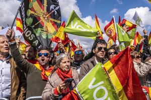 Vox march in Barcelona, Spain - 30 Mar 2019