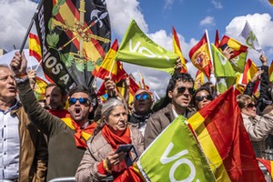 Vox march in Barcelona, Spain - 30 Mar 2019