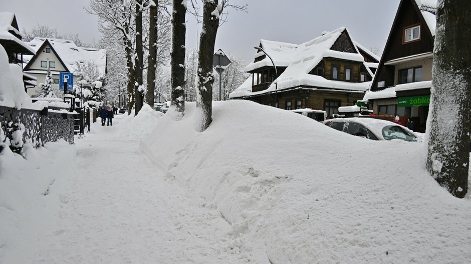 Zakopane od wielu dni jest pokryte grubą warstwą śniegu