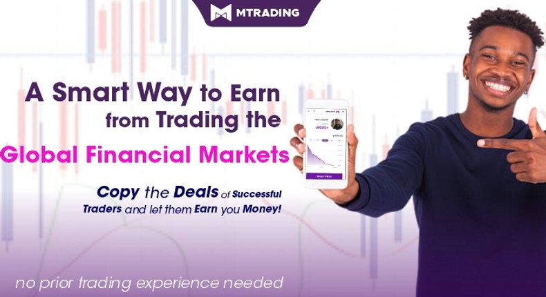 Anyone can now earn from trading the global financial markets with MTrading’s Copy Trade Service - no trading experience needed