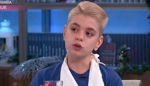 Konstantik Došljak, dečak kome je eksplodirala petarda u ruci