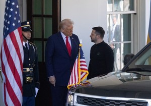 Donald Tramp i Volodimir Zelenski