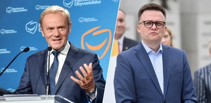 Tusk wrócił i... Hołownia traci poparcie