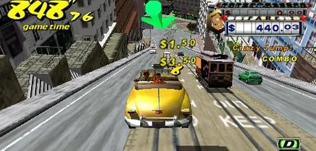 Screen z gry "Crazy Taxi: Fare Wars"