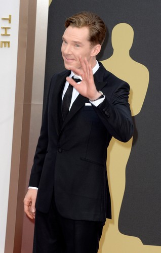 Benedict Cumberbatch na gali Oscarów 2014
