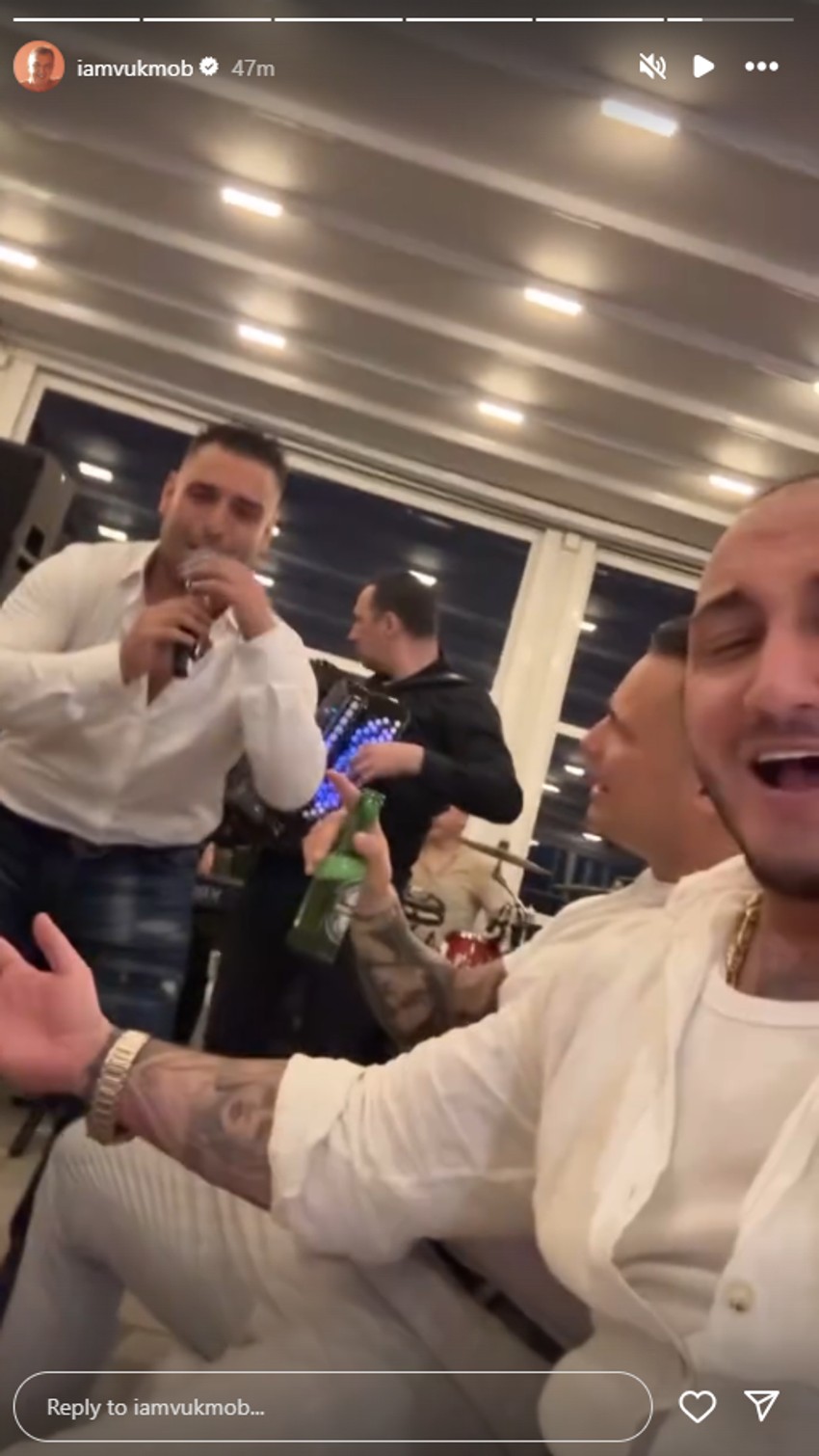 Slavlje posle krštenja Vukana Šijana