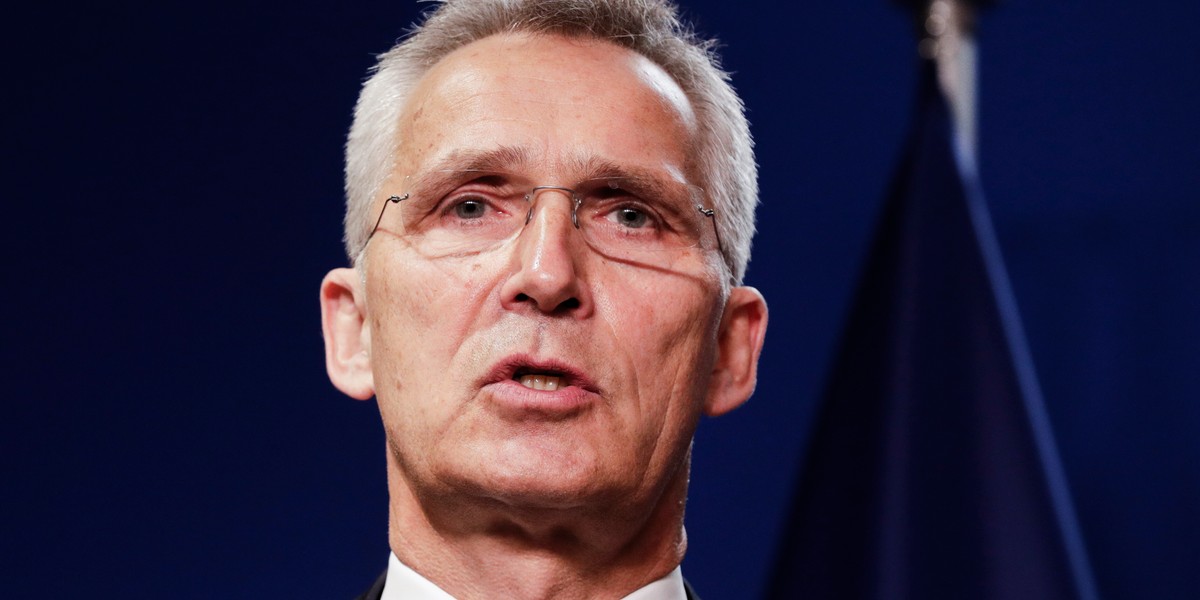 Sekretarz generalny NATO Jens Stoltenberg.