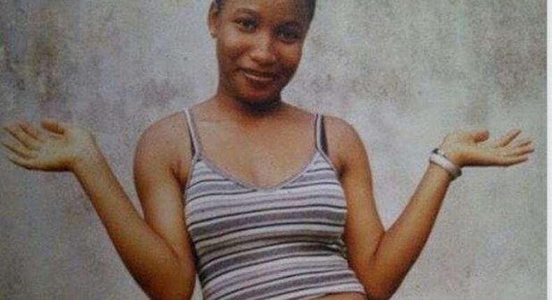 Tonto Dikeh as a teenager