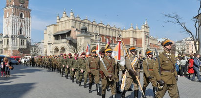 Ułani opanowali krakowski Rynek