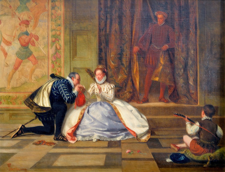 Elżbieta I i Robert Dudley