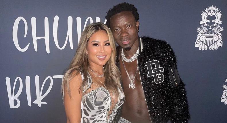 Comedian Michael Blackson and his girlfriend Rada [Instagram/MichaelBlackson]