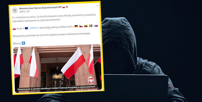 Rosyjskie cyberataki za granicą. Specjalny komunikat polskiego MSZ