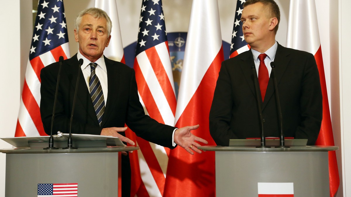 Stany Zjednoczone będą nadal angażować się w bezpieczeństwo Europy i rozwijać partnerstwo z Polską – zapewnił sekretarz obrony USA Chuck Hagel. Szef MON Tomasz Siemoniak wyraził przekonanie, że Europa potrzebuje amerykańskiej obecności.