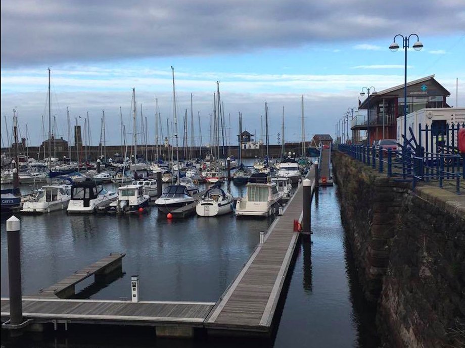 Whitehaven is a small port town in west Cumbria.