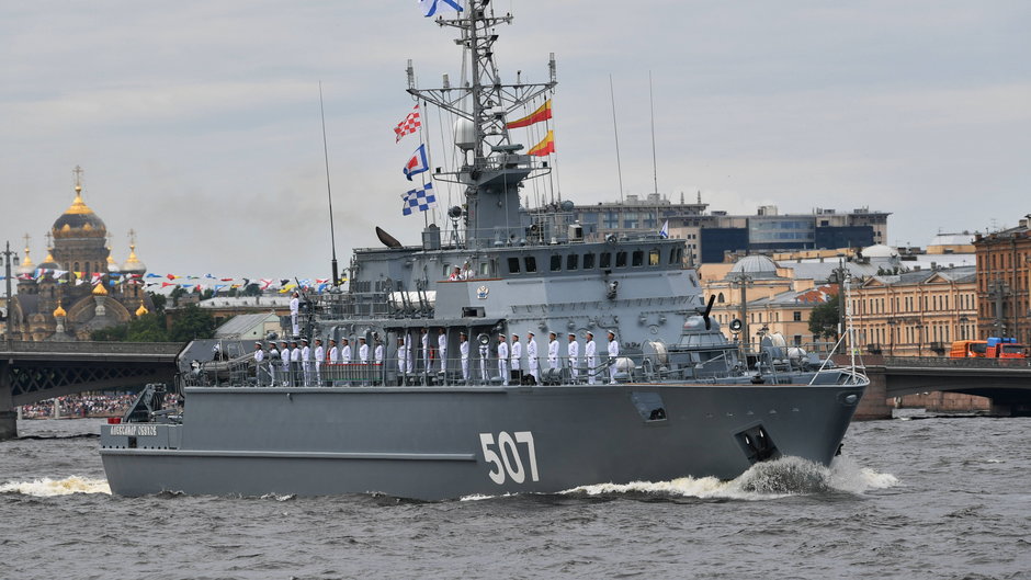 Rosyjski statek w St. Petersburgu (zdj. ilustracyjne)