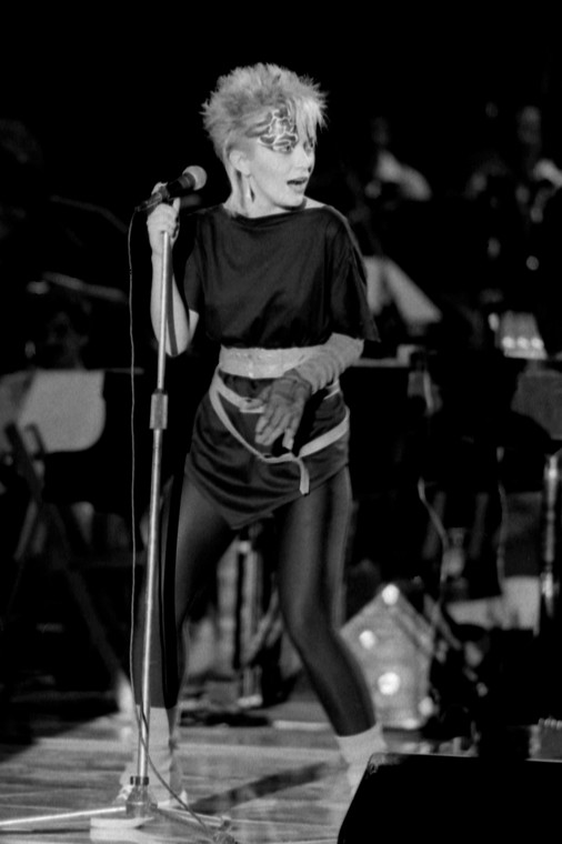 Lombard i wokalistka Małgorzata Ostrowska. Kołobrzeg 1984