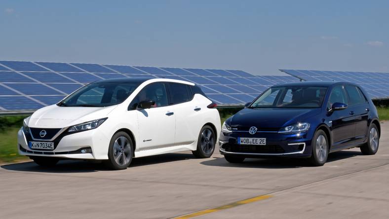 Nissan Leaf i VW e-Golf - porównanie