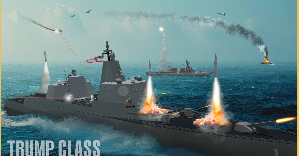 Złota Flota Trumpa! Potężne rakietowe pancerniki mają przestraszyć Chiny.