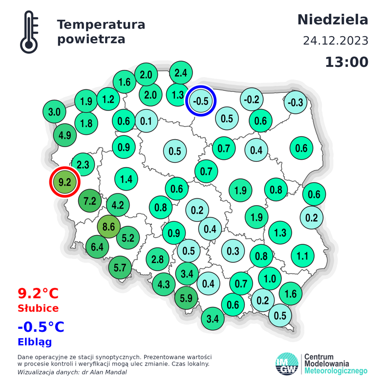 Od zachodu do Polski wdziera się ocieplenie