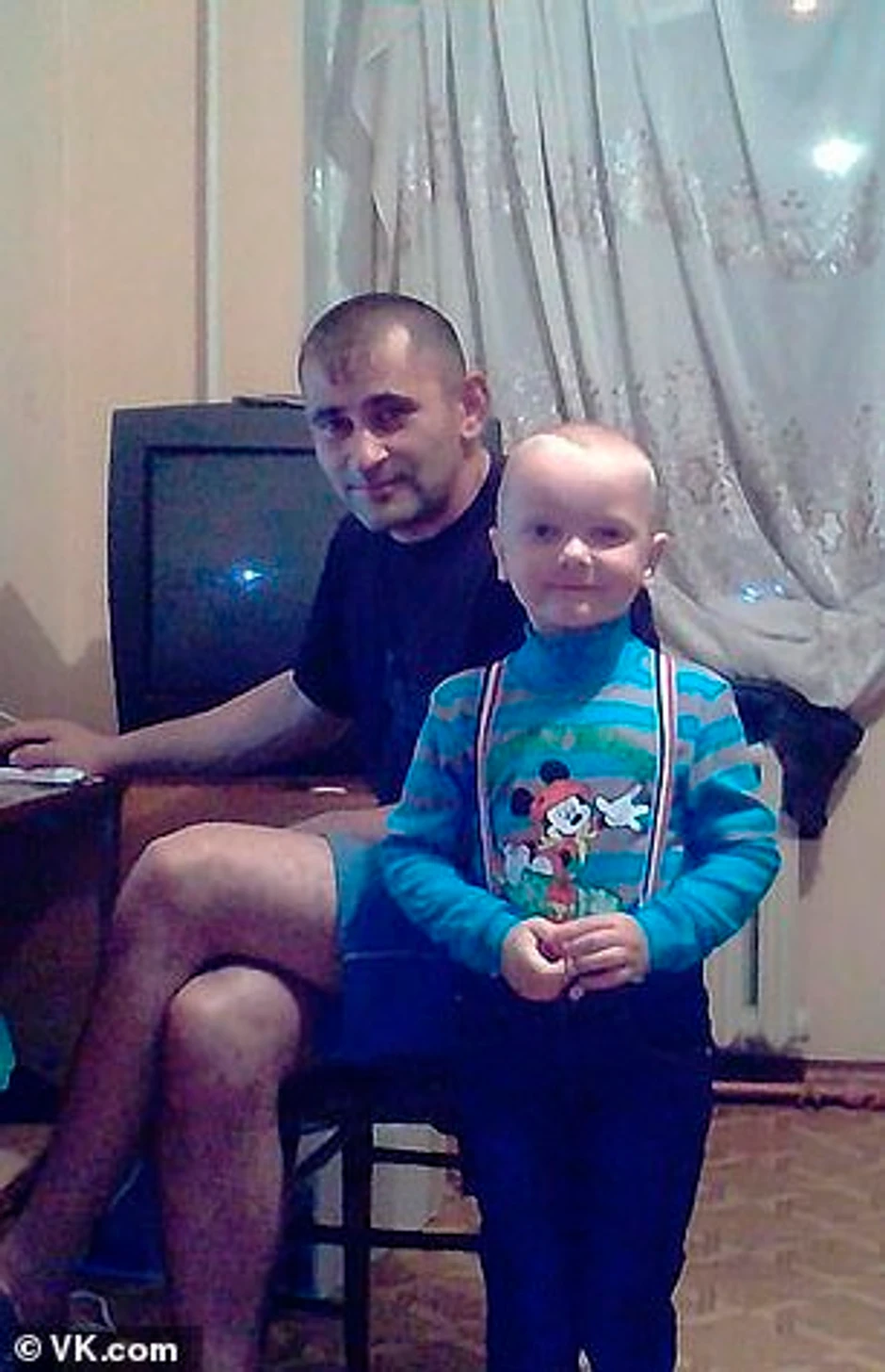 Očuh Pavel Baulin sa Andrejem