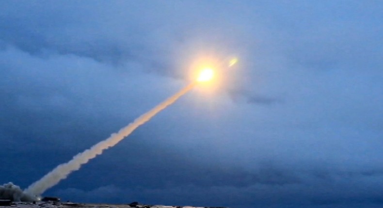 The launch of what President Vladimir Putin said is Russia's new nuclear-powered intercontinental cruise missile