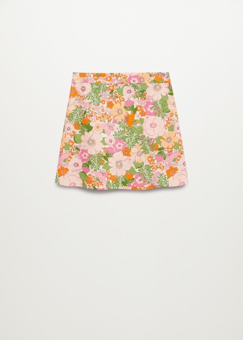 Mini-jupe au design fleuri, Mango, CHF 45.95