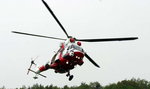 Helikopter runął w Świdniku. Pilot ocalał