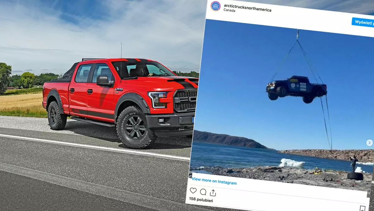 Ekipa Arctic Trucks odzyskała swojego Forda F-150, który zatonął w oceanie