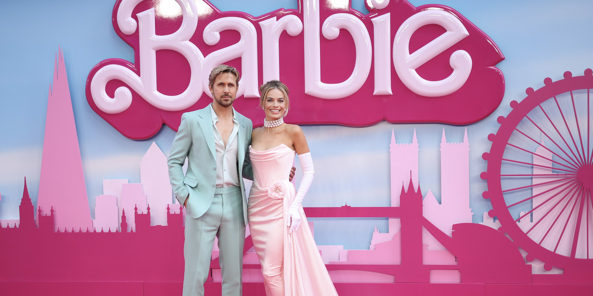 Ryan Gosling i Margot Robbie zagrali główne role w kinowym hicie "Barbie".