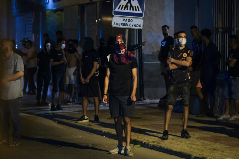 Neredi u Tore Pačeku, Španija, 14. jula