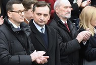 Mateusz Morawiecki, Zbigniew Ziobro, Antoni Macierewicz i Małgorzata Gosiewska