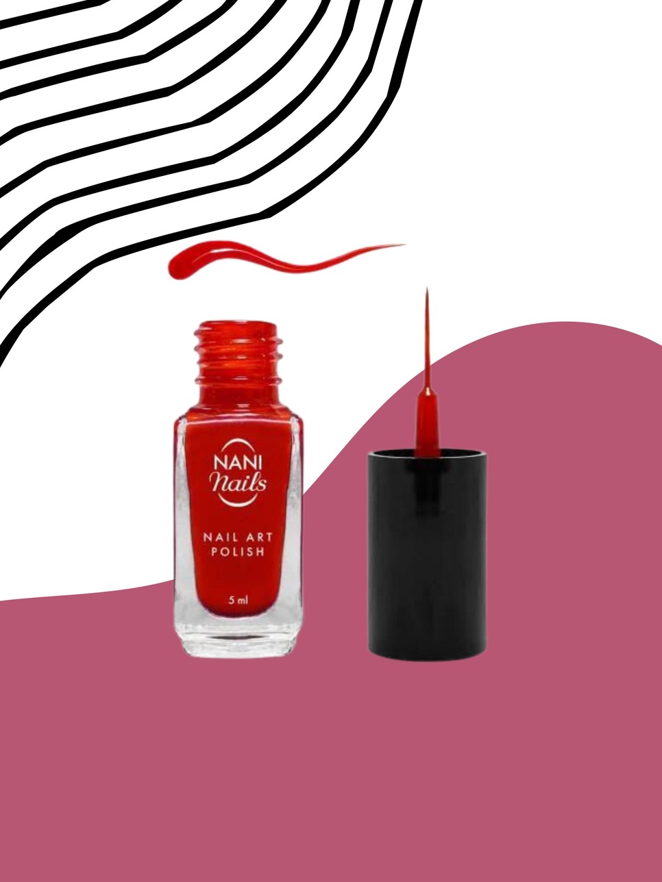 Díszítő Körömlakk NANI (piros) 885 Ft