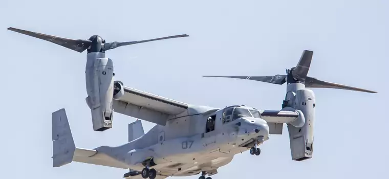 Tragiczna katastrofa amerykańskiego V-22 Osprey. Nie żyją co najmniej trzy osoby