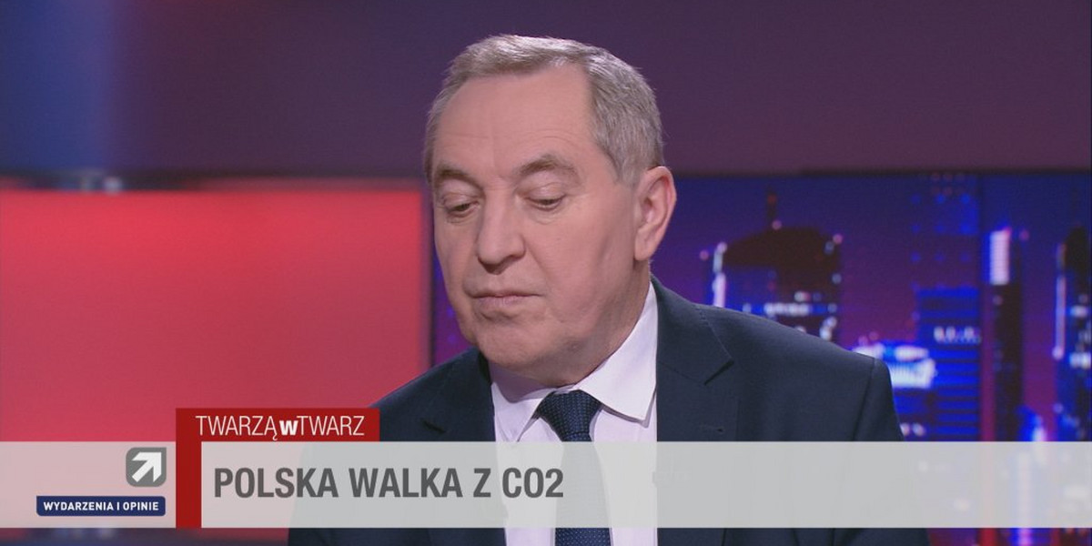 Minister Kowalczyk chwalił w Polsat News redukcję emisji CO2 w Polsce. Wg Eurostatu wcale nie jest tak dobrze