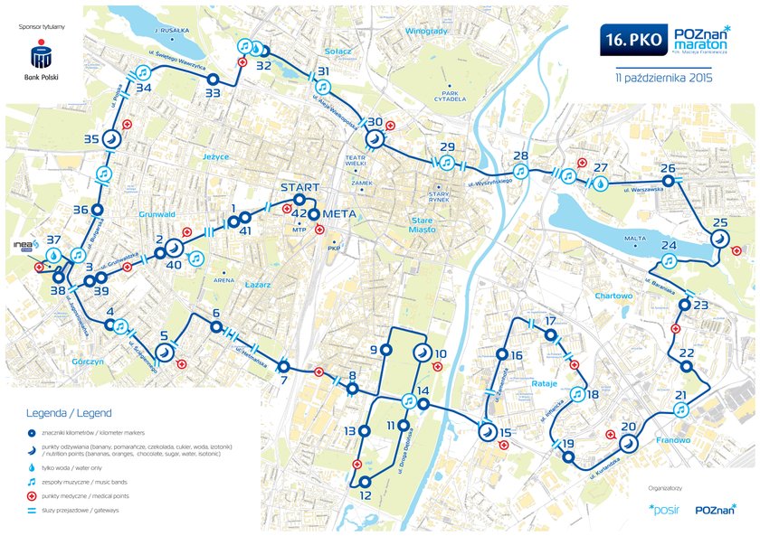 Wielkie utrudnienia przez 16. Poznań Maraton